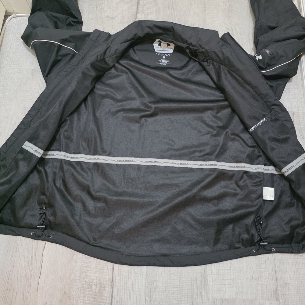 Under Armour Men's Sz Large Performance Golf Jacket DNA Windbreaker Rain Reflect - Picture 4 of 15